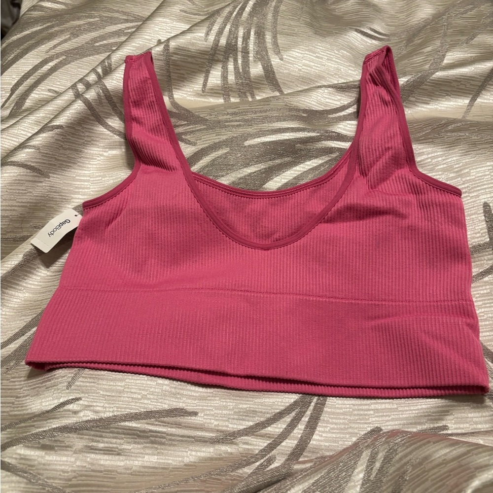 NWT GAP Seamless Ribbed XL Bralette Bundle in Periwinkle,Lavender,Pink,& Rose - Picture 10 of 10